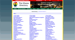 Desktop Screenshot of ghanadirectory.net